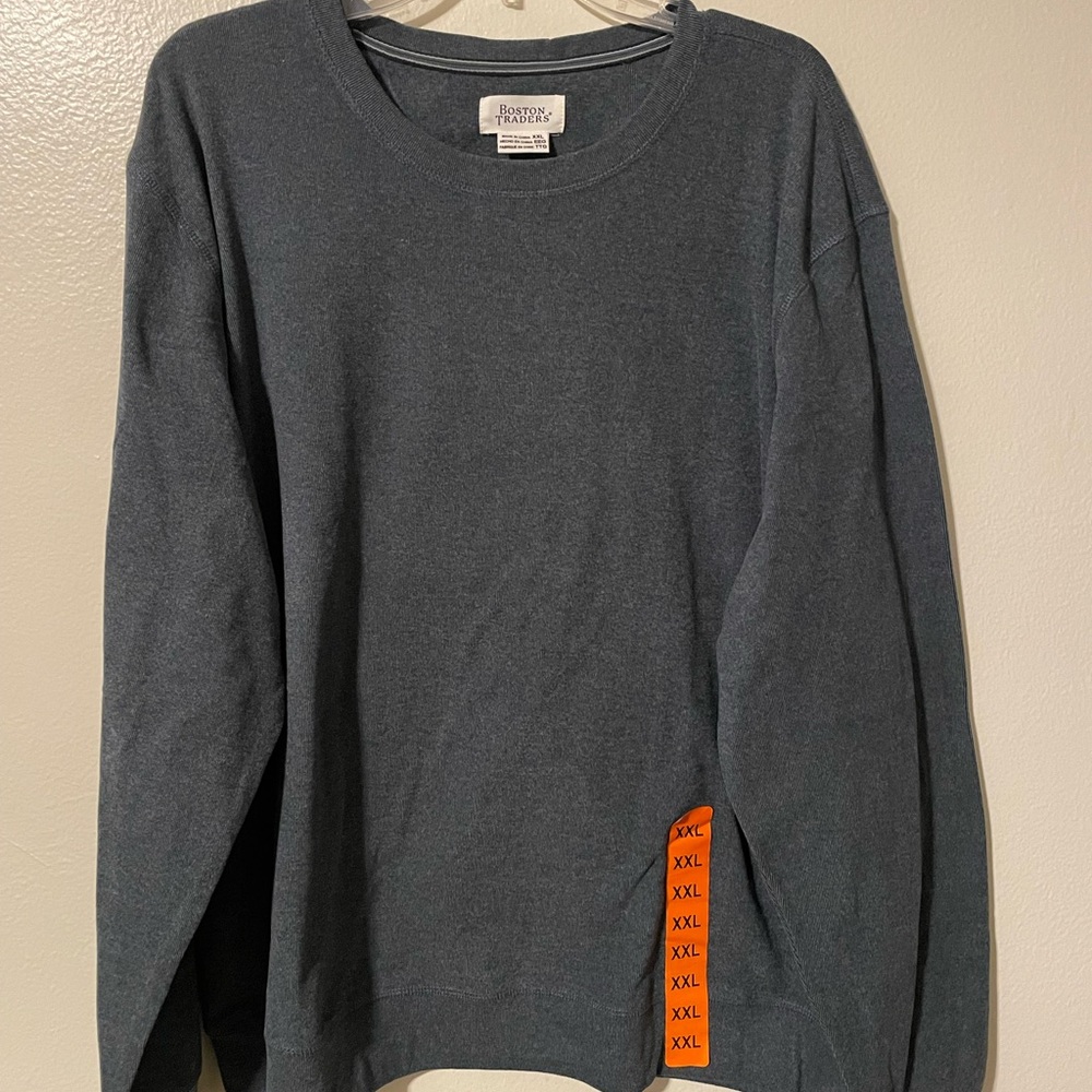 Super Soft Blue/Gray Long Sleeve Shirt XXL